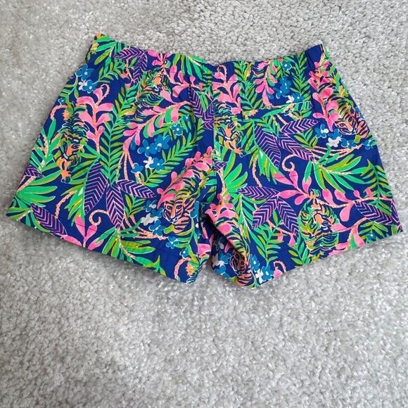 Lilly Pulitzer Ocean View Shorts Borealis Blue NEW - Picture 3 of 11
